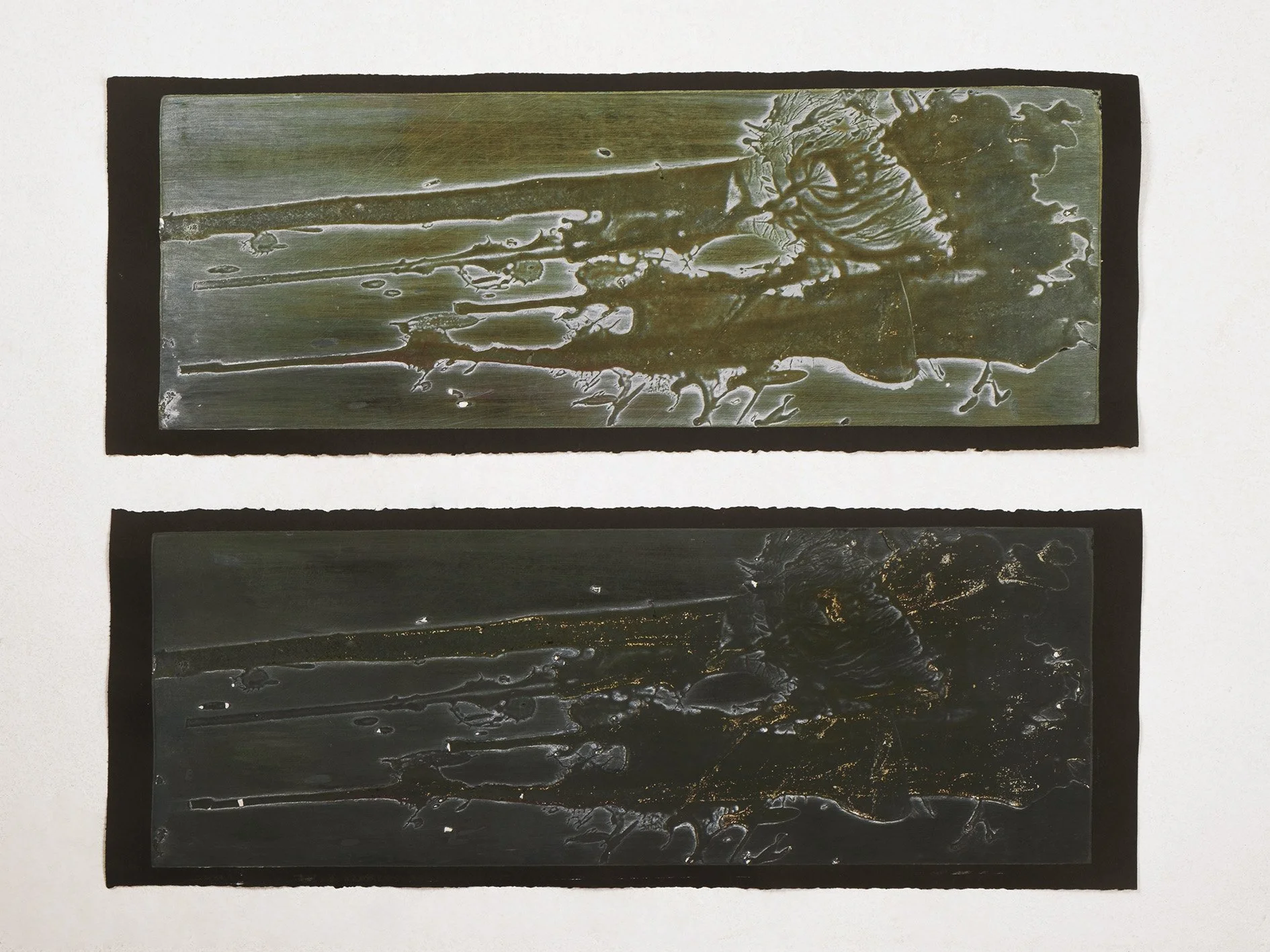 Plaster Collagraph Tests, 2024