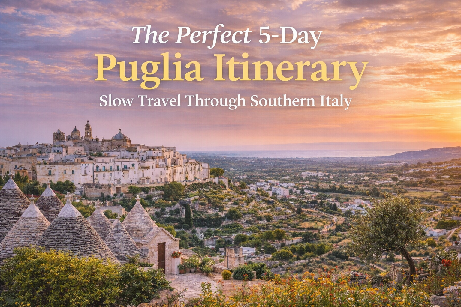 The Perfect 5-Day Puglia Travel Itinerary