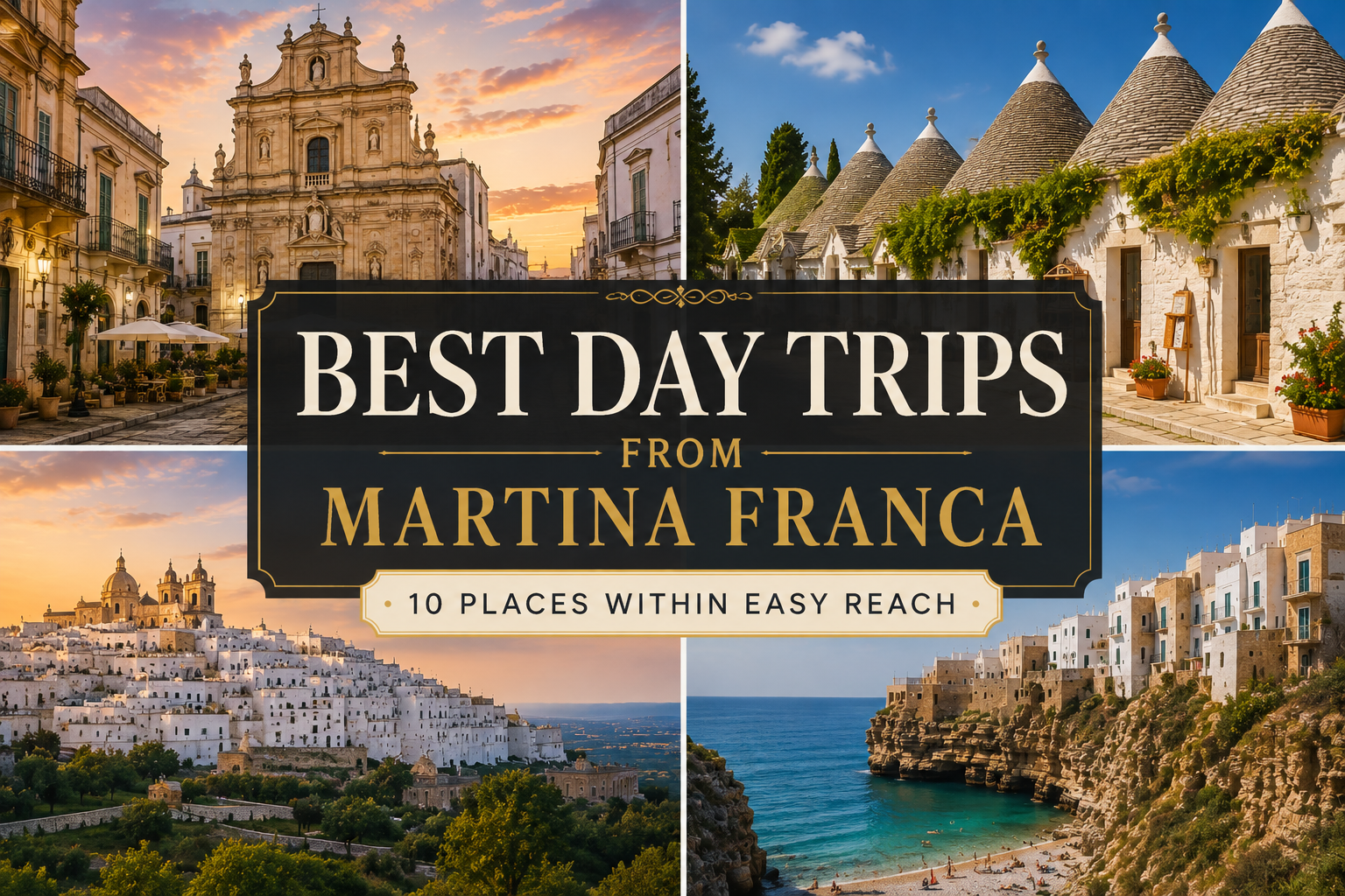 Best Day Trips from Martina Franca: 10 Places Within Easy Reach