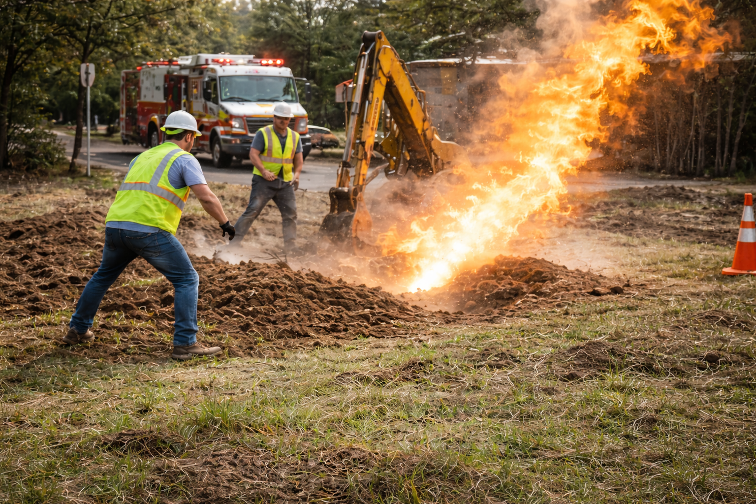 What Happens If You Hit a Utility Line? Costs, Delays &amp; Safety Risks