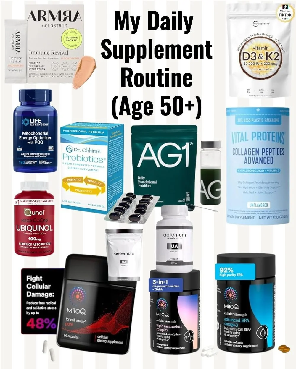 My Daily Supplement Routine for Women Over 50