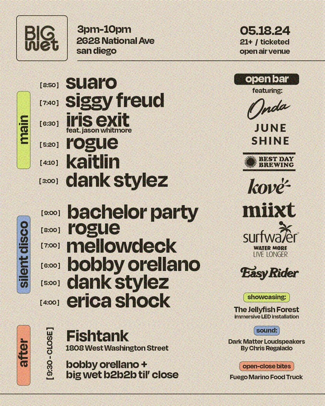 2024 Lineup + Sponsors