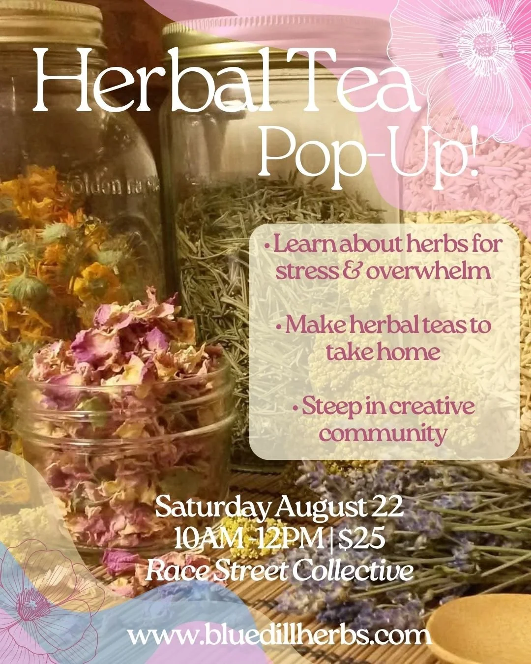 Steeped in Stillness: Herbal Teas for Stress Workshop