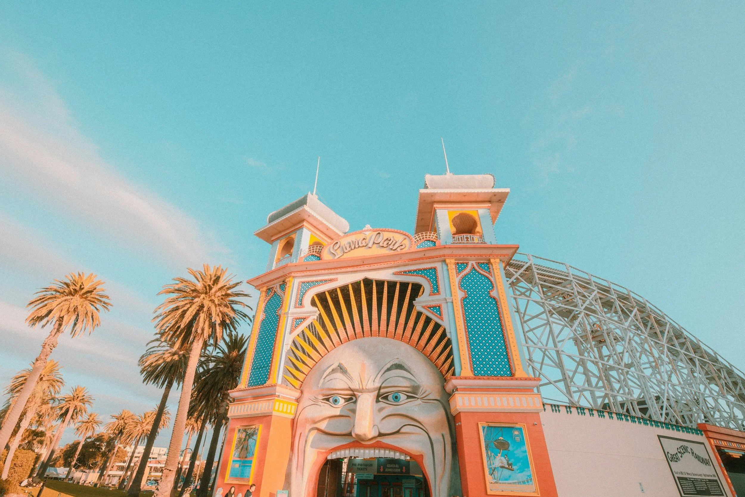 Luna Park in Melbourne, Victoria