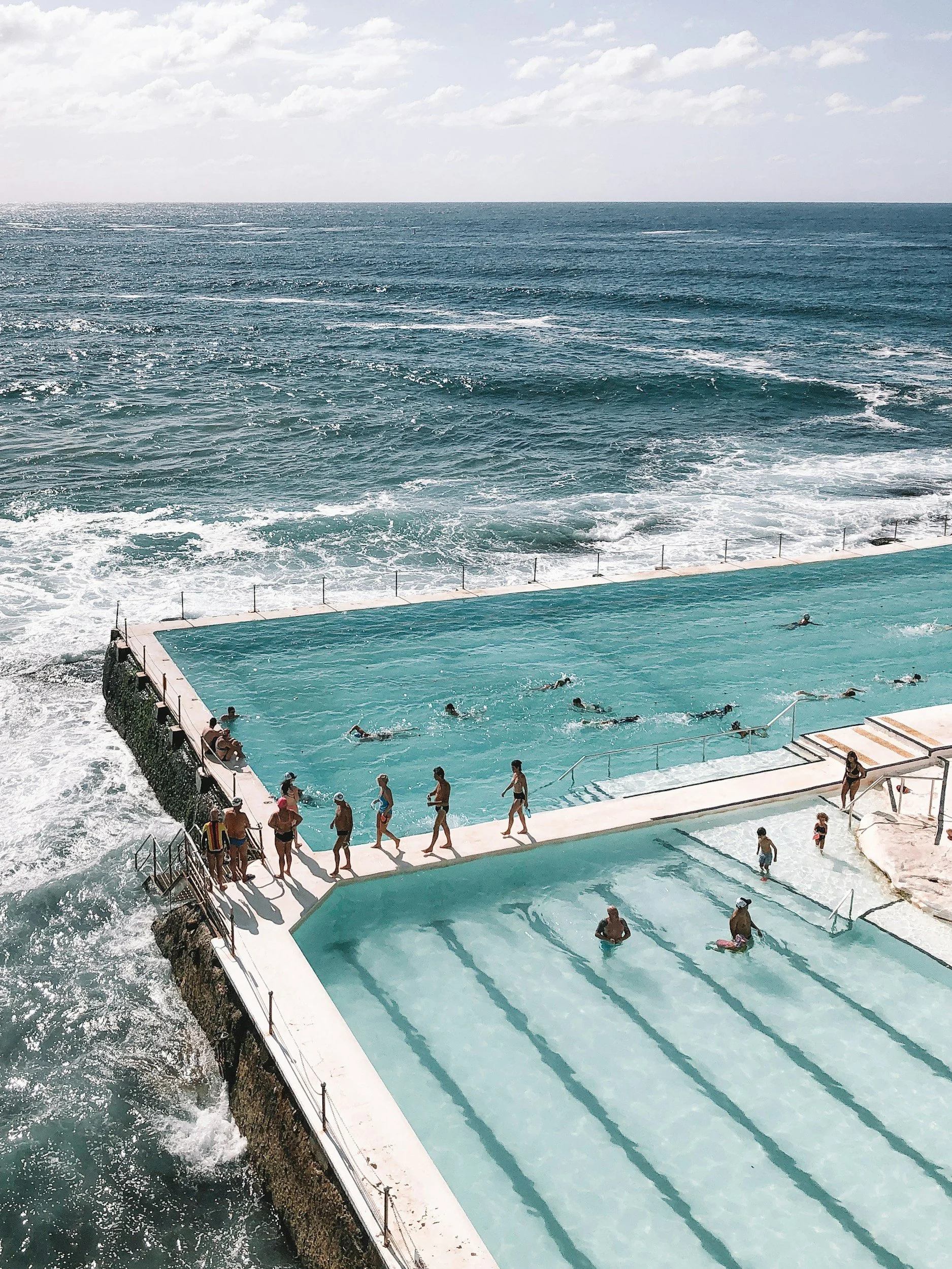 The pool at Icebergs at Bondi Beach in Sydney, New South Wales, Australia