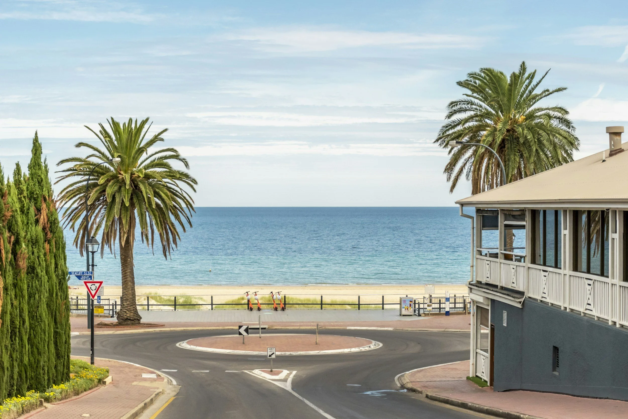 A beach in Adelaide, South Australia, Australia