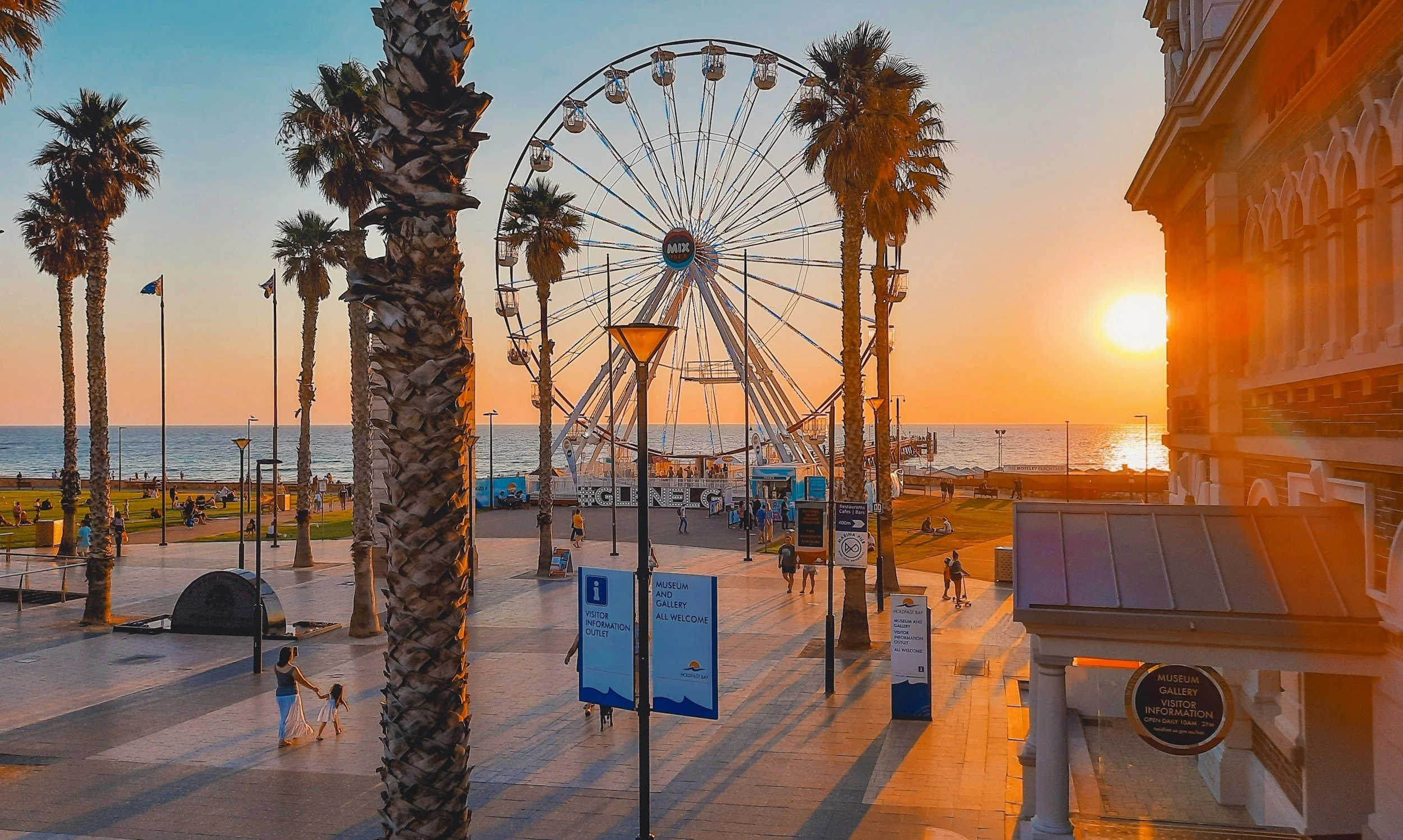 A ferris wheel in Glenelg, Adelaide, South Australia, Australia