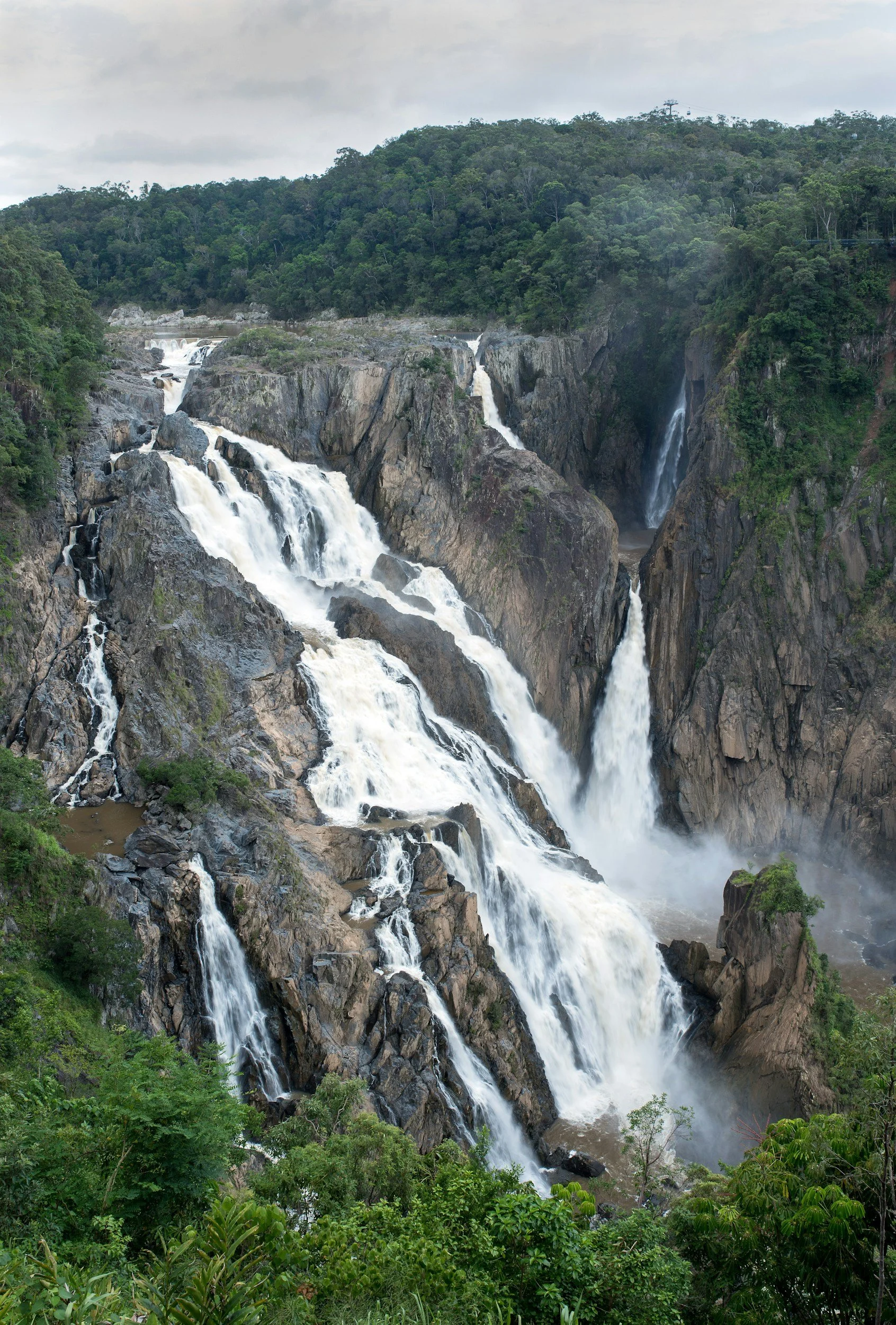 Barron Falls, a waterfall near Cairns, Australia