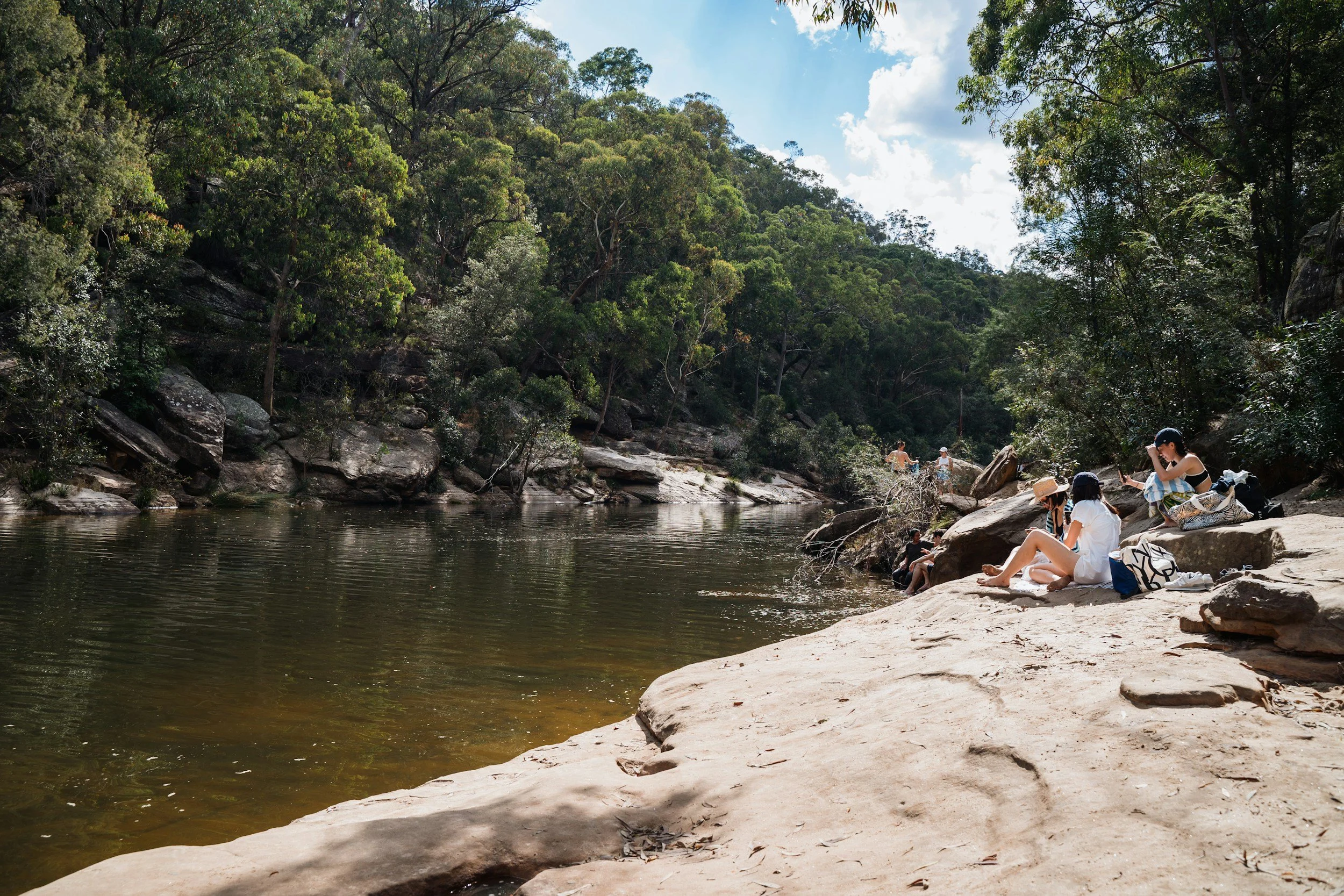 Jellybean Pool in the Blue Mountains, New South Wales, Australia