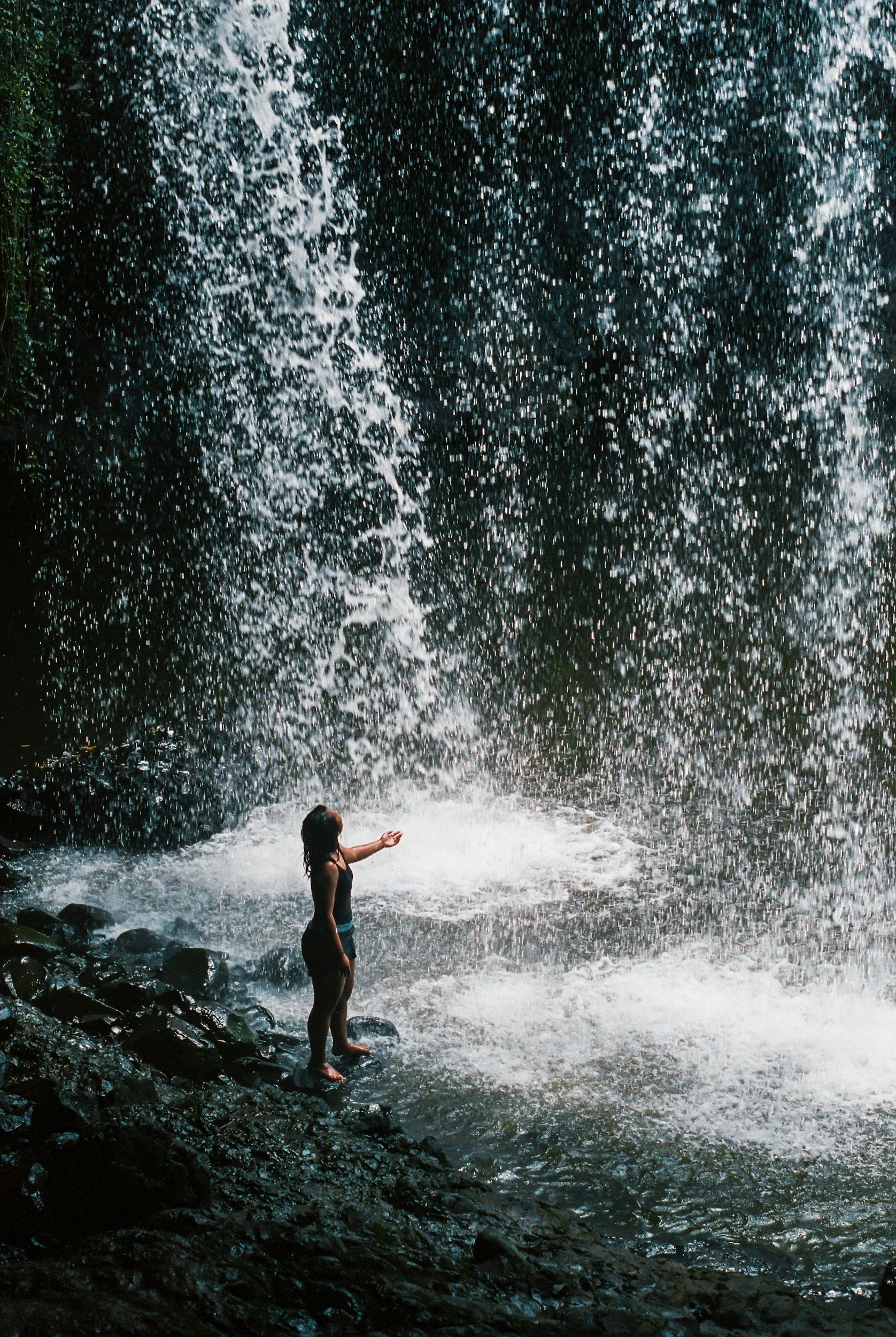 A waterfall near Byron Bay, New South Wales, Australia
