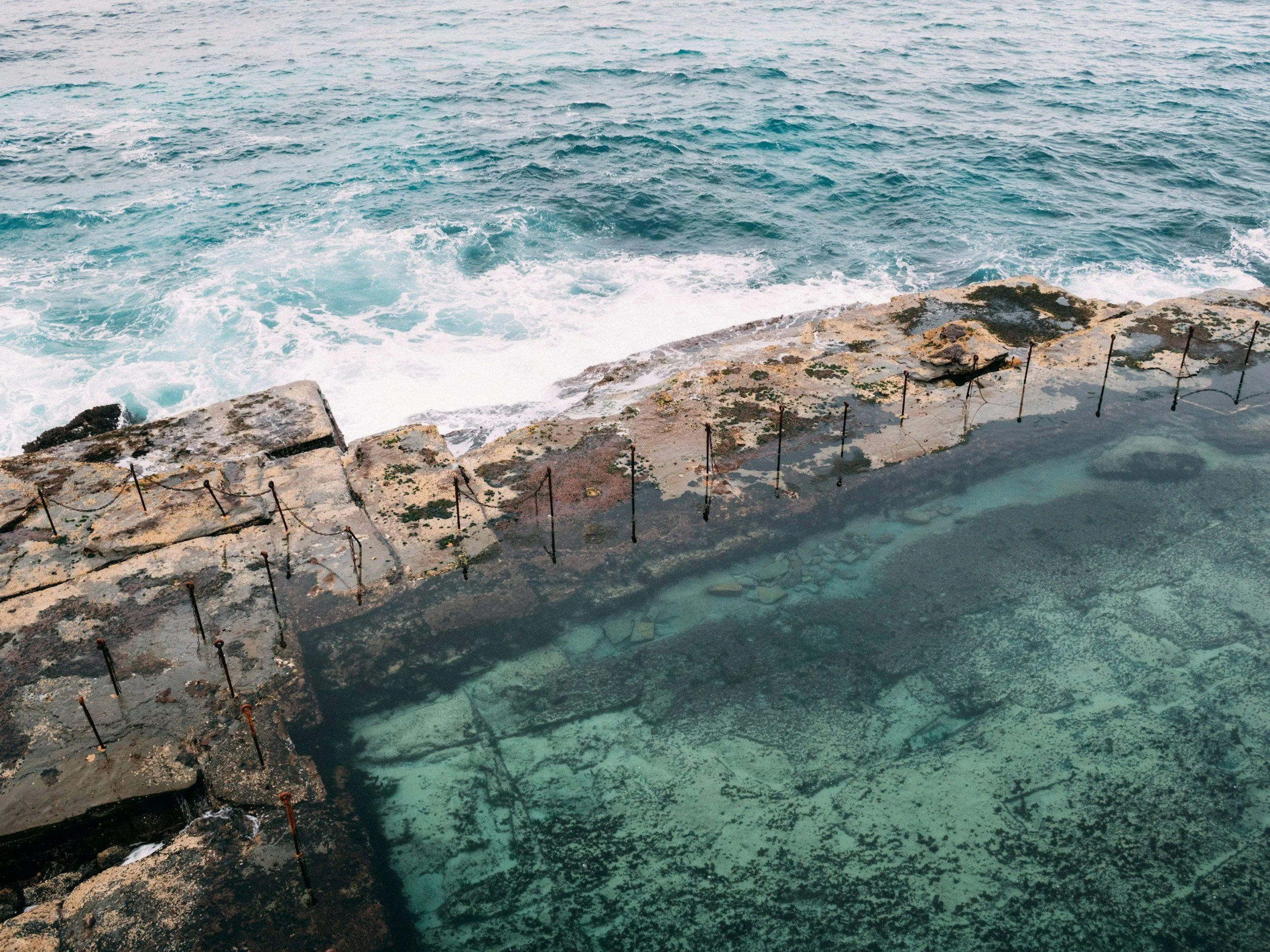 A rock pool in Newcastle, New South Wales, Australia