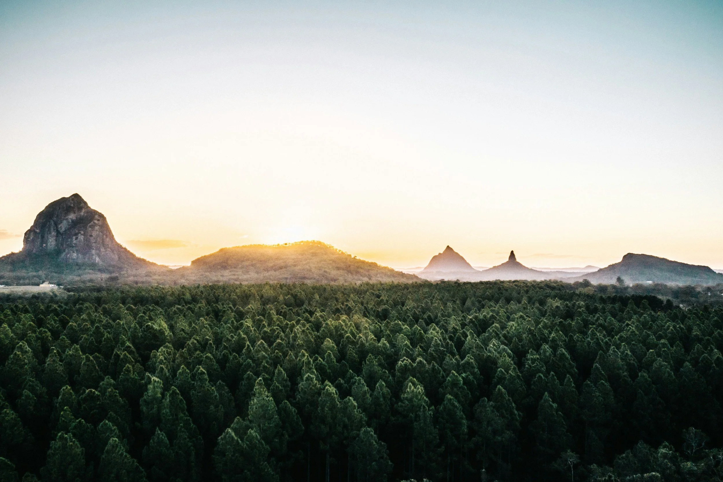 Glasshouse Mountains, Sunshine Coast, Queensland, Australia