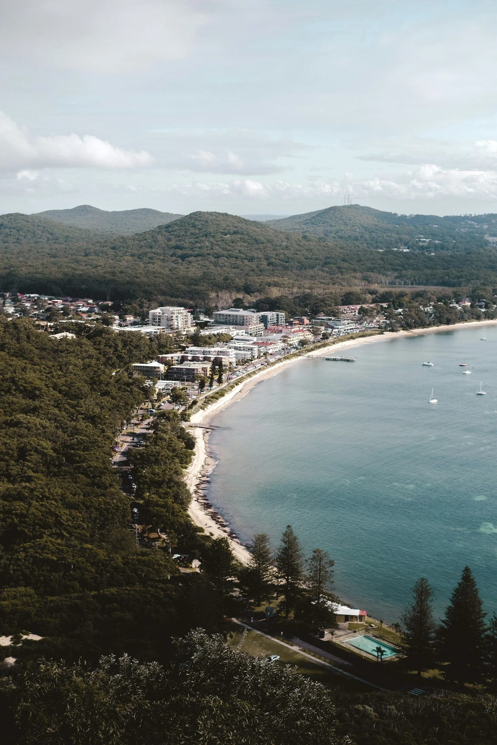 Shoal Bay in Port Stephens, New South Wales, Australia