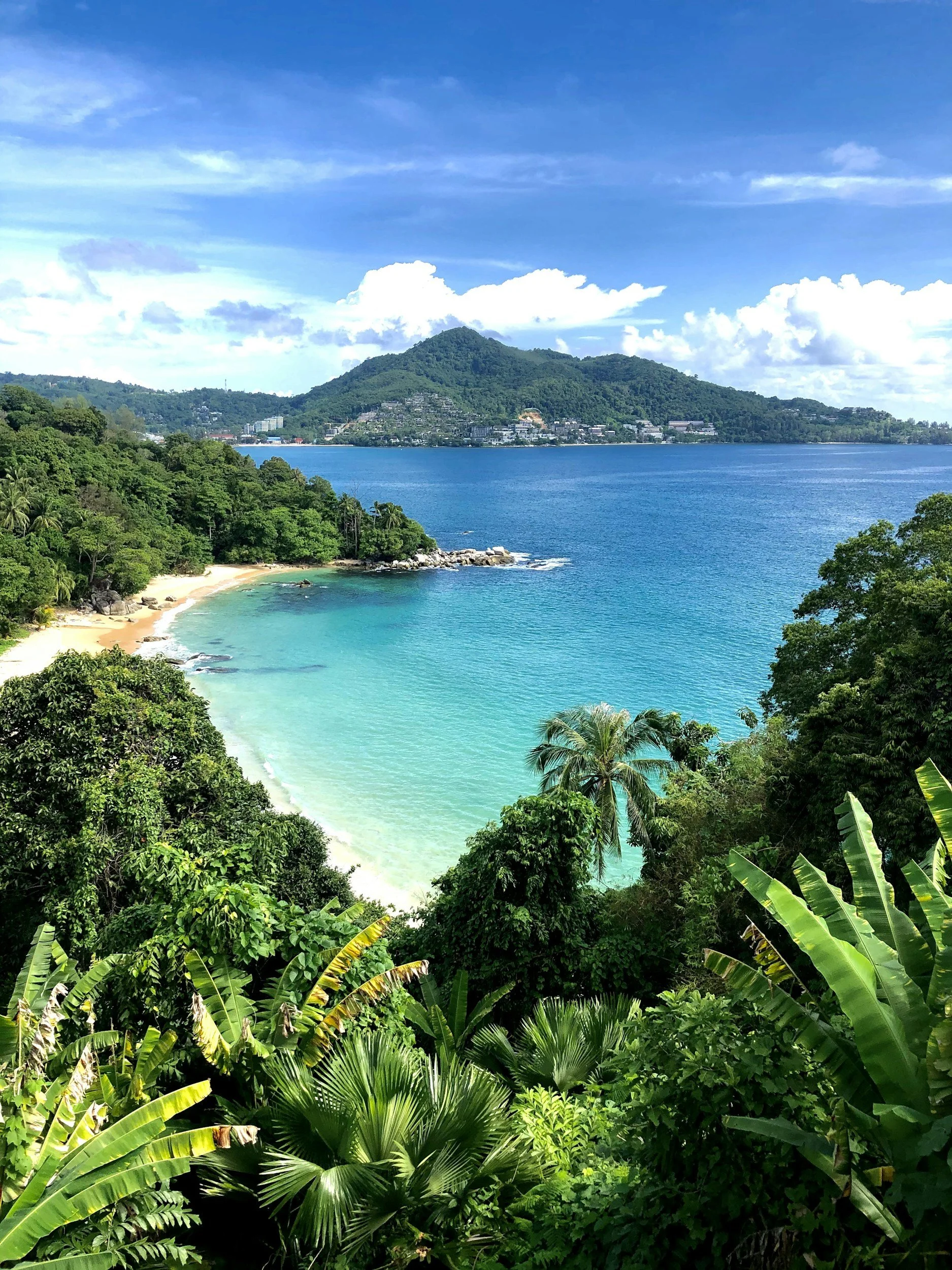 An island beach in Thailand