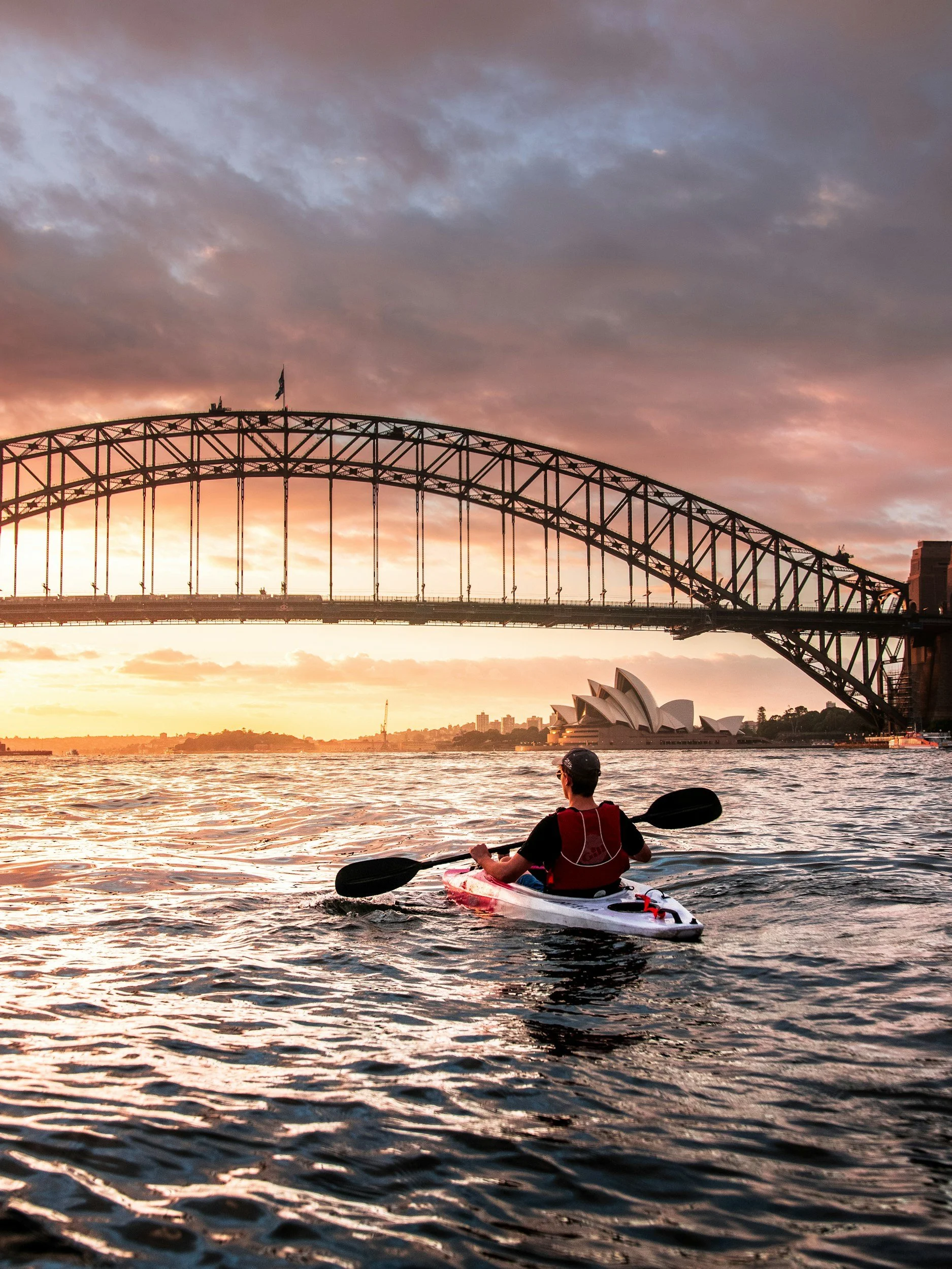 Kayaking on Sydney Harbour