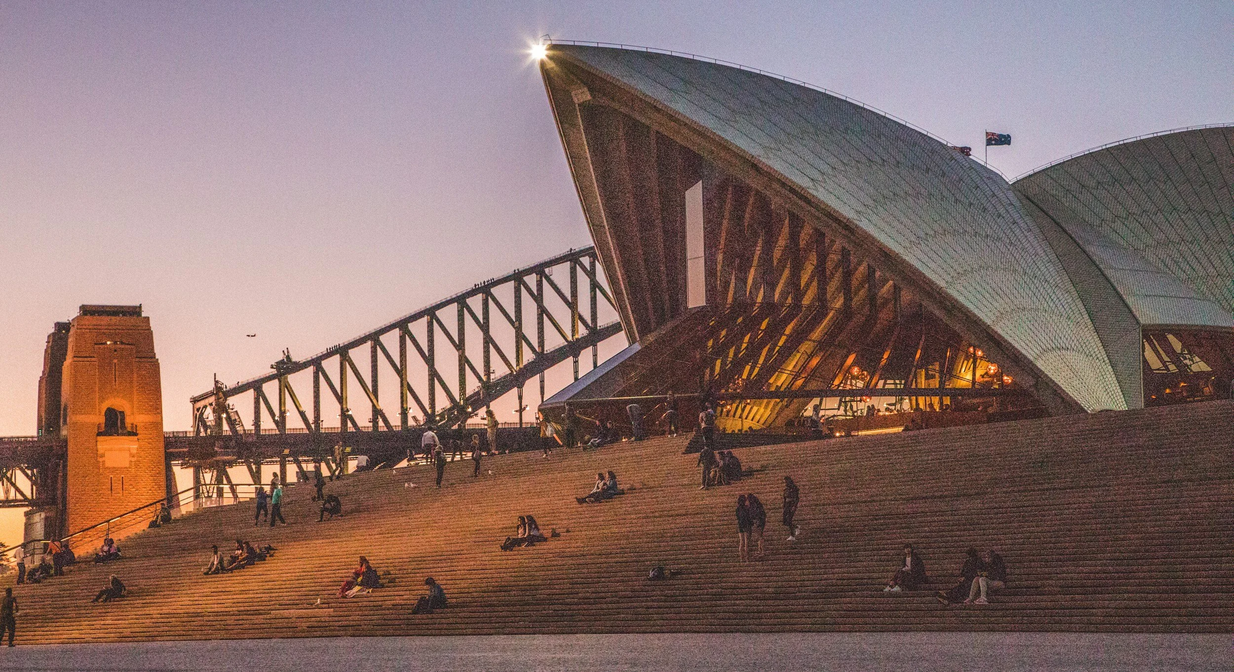 Sydney Opera House and Harbour Bridge