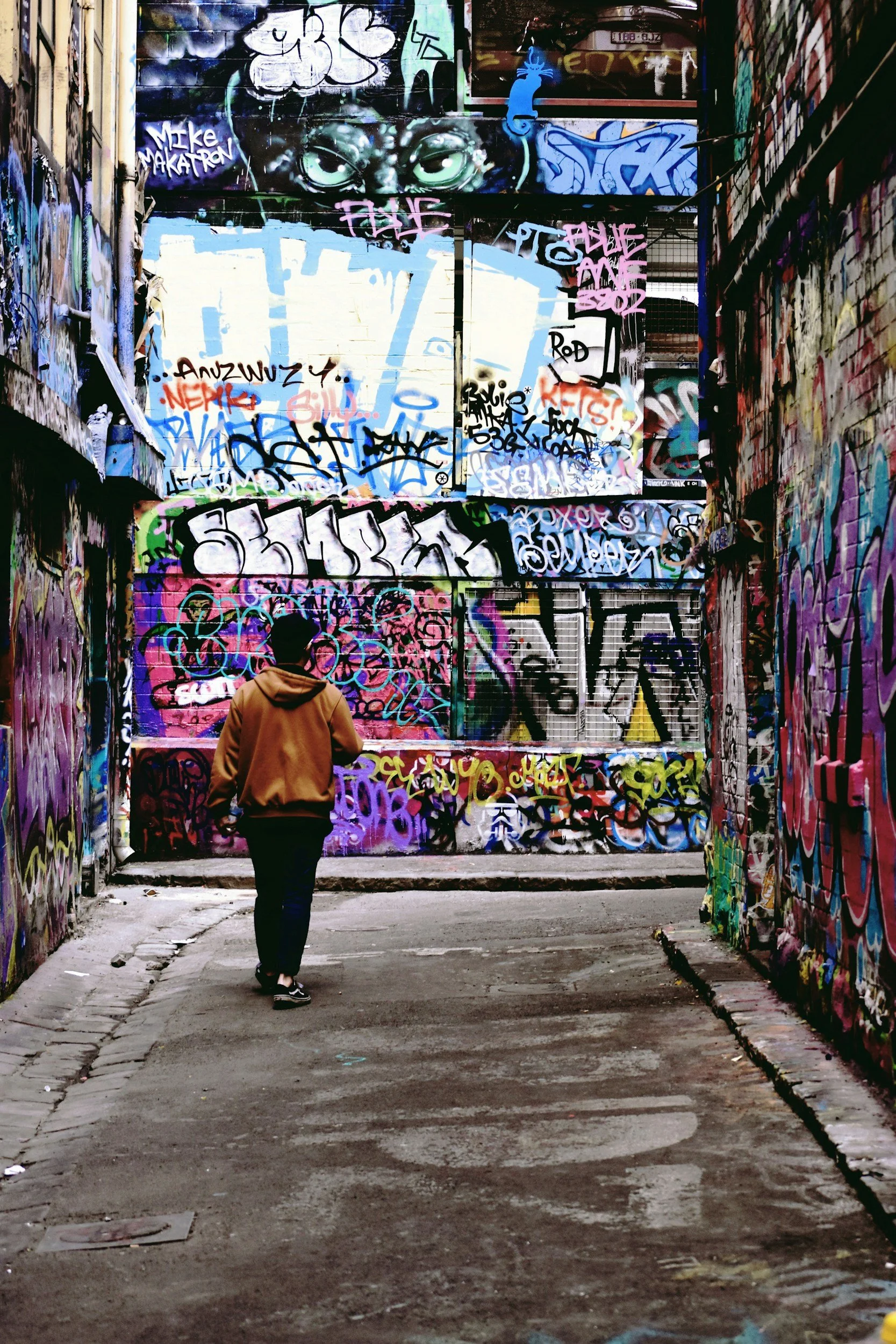 Melbourne laneway art