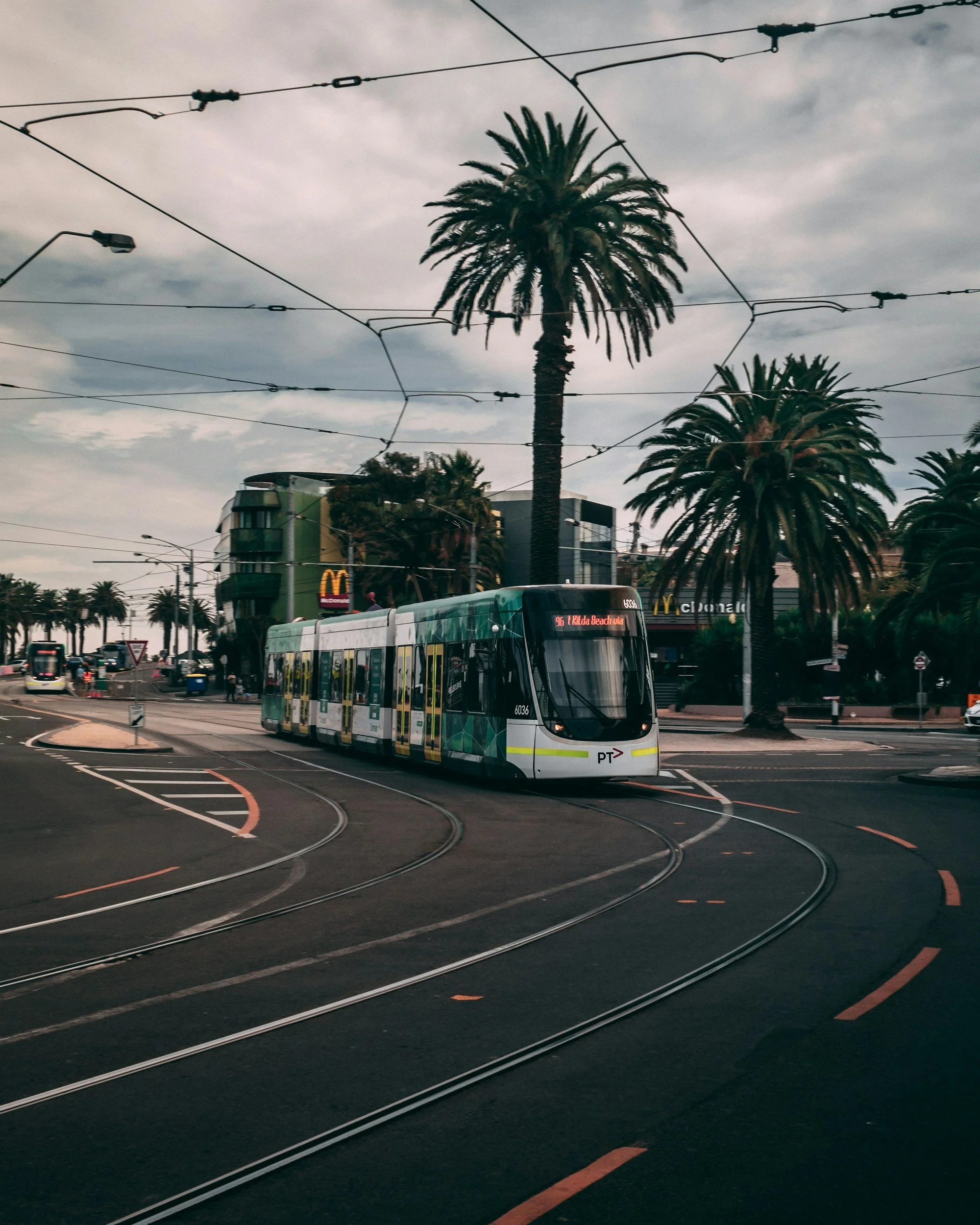 Melbourne tram in St Kilda