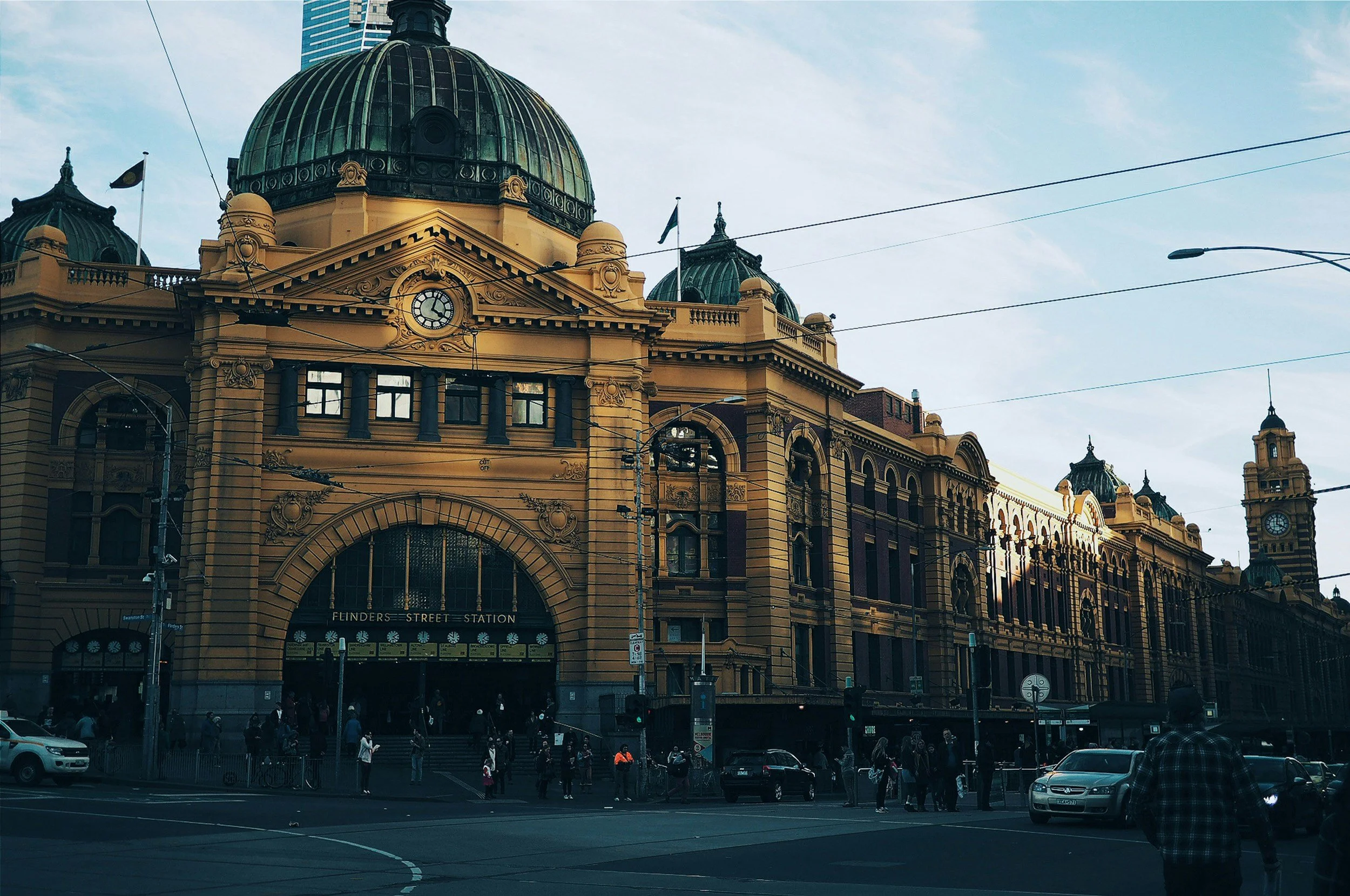 Flinders Station in Melbourne