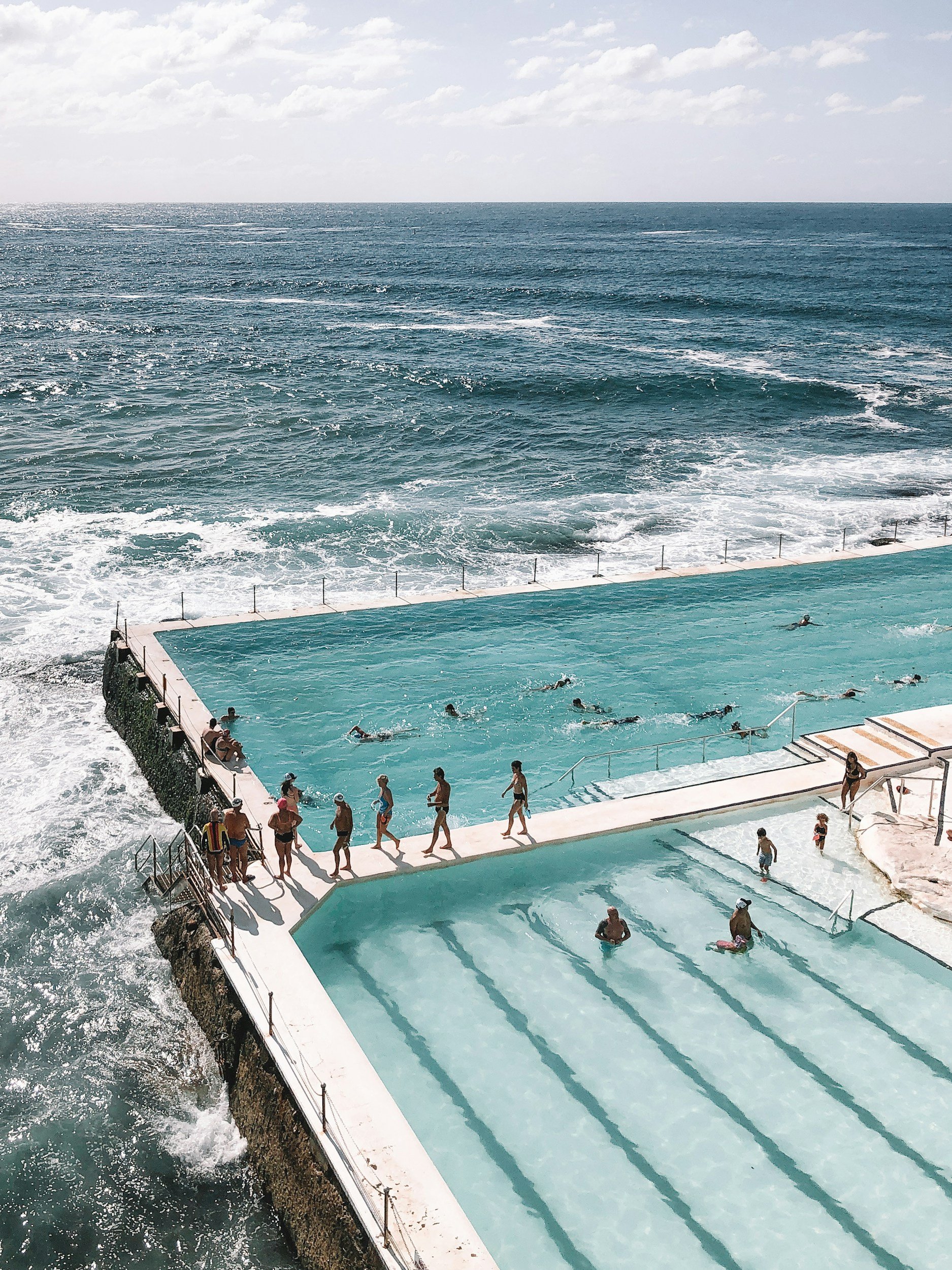 Icebergs pool at Bondi Beach, Sydney, New South Wales, Australia