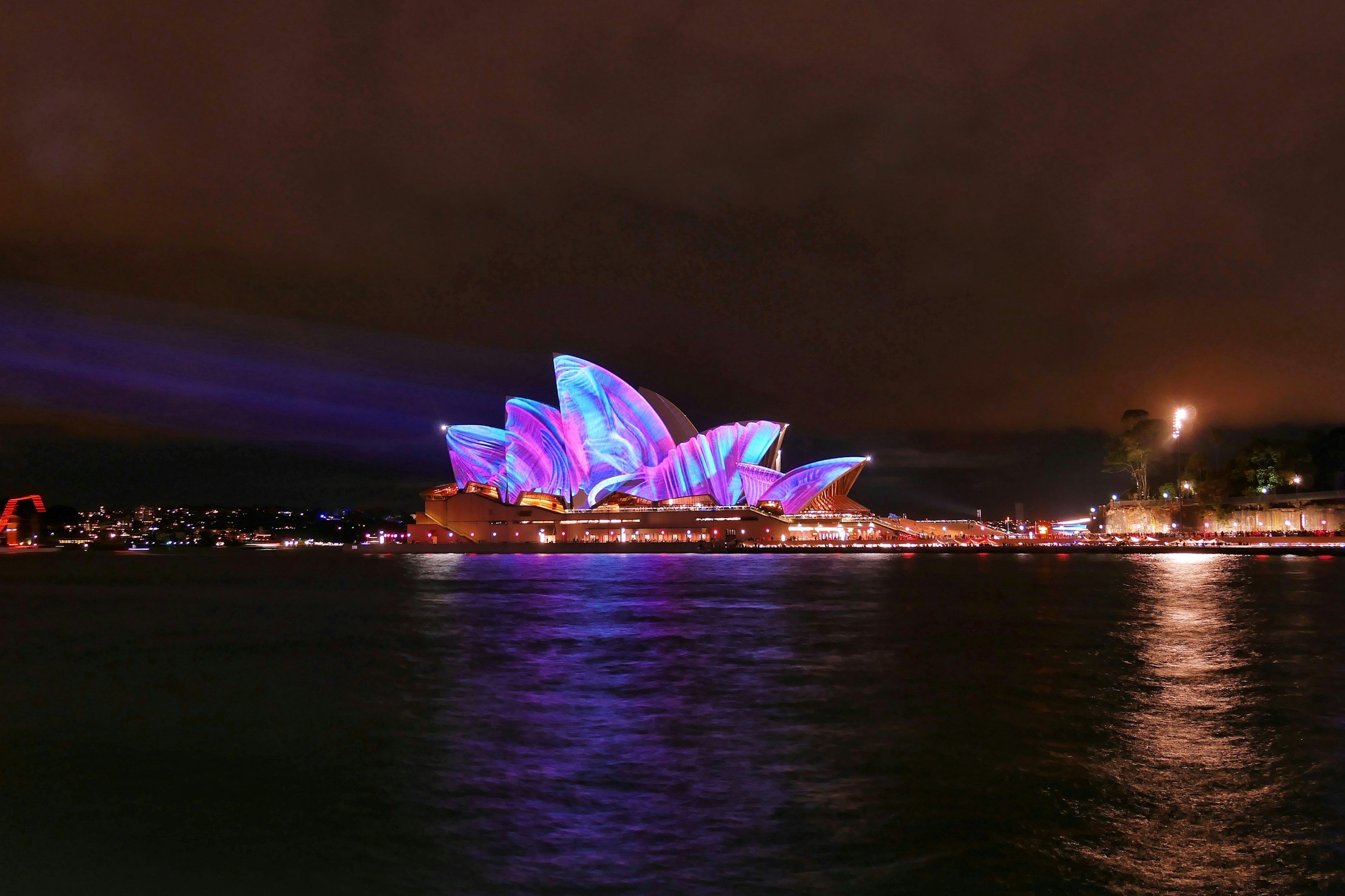 Sydney Opera house during Vivid Sydney