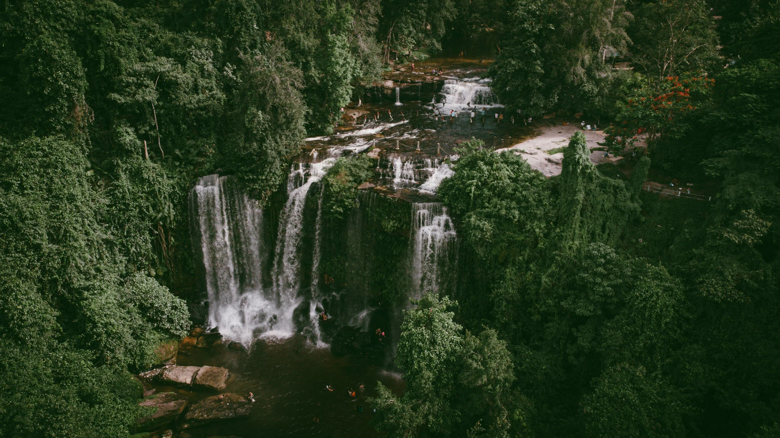 Waterfall in Cambodia