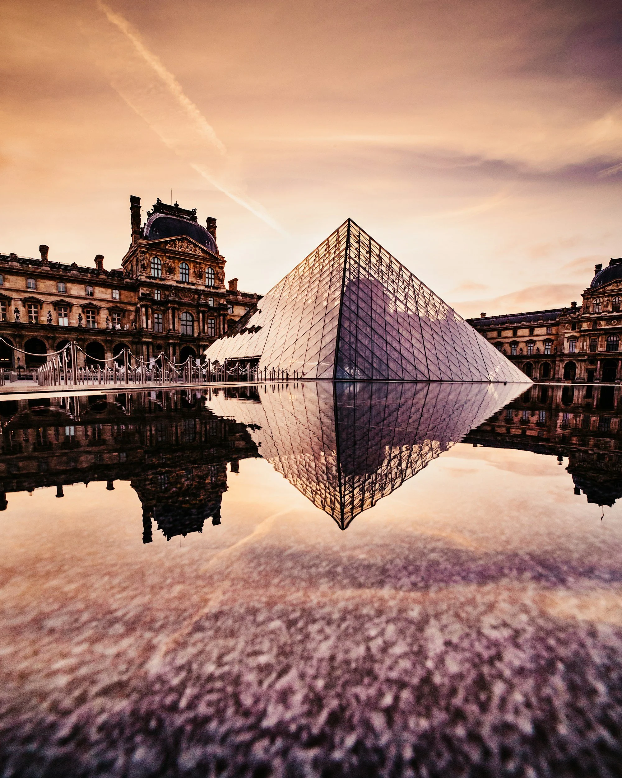 the Louvre in Paris, France