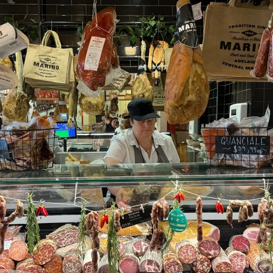 A stall at Adelaide Central Market, Adelaide, South Australia, Australia