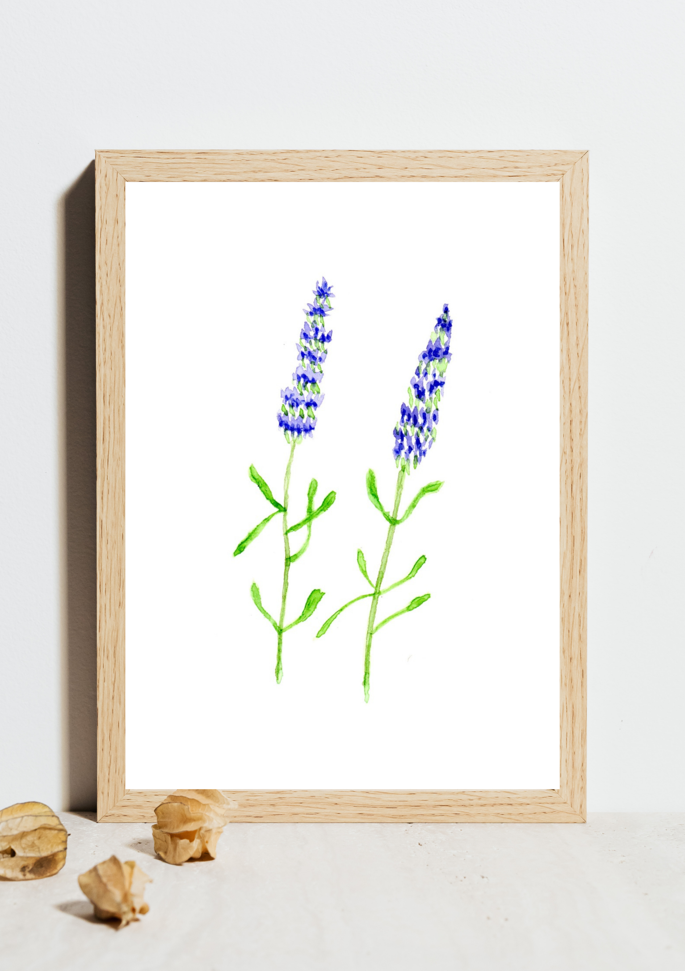 Lavender No.2 Hand-Painted Watercolor Art