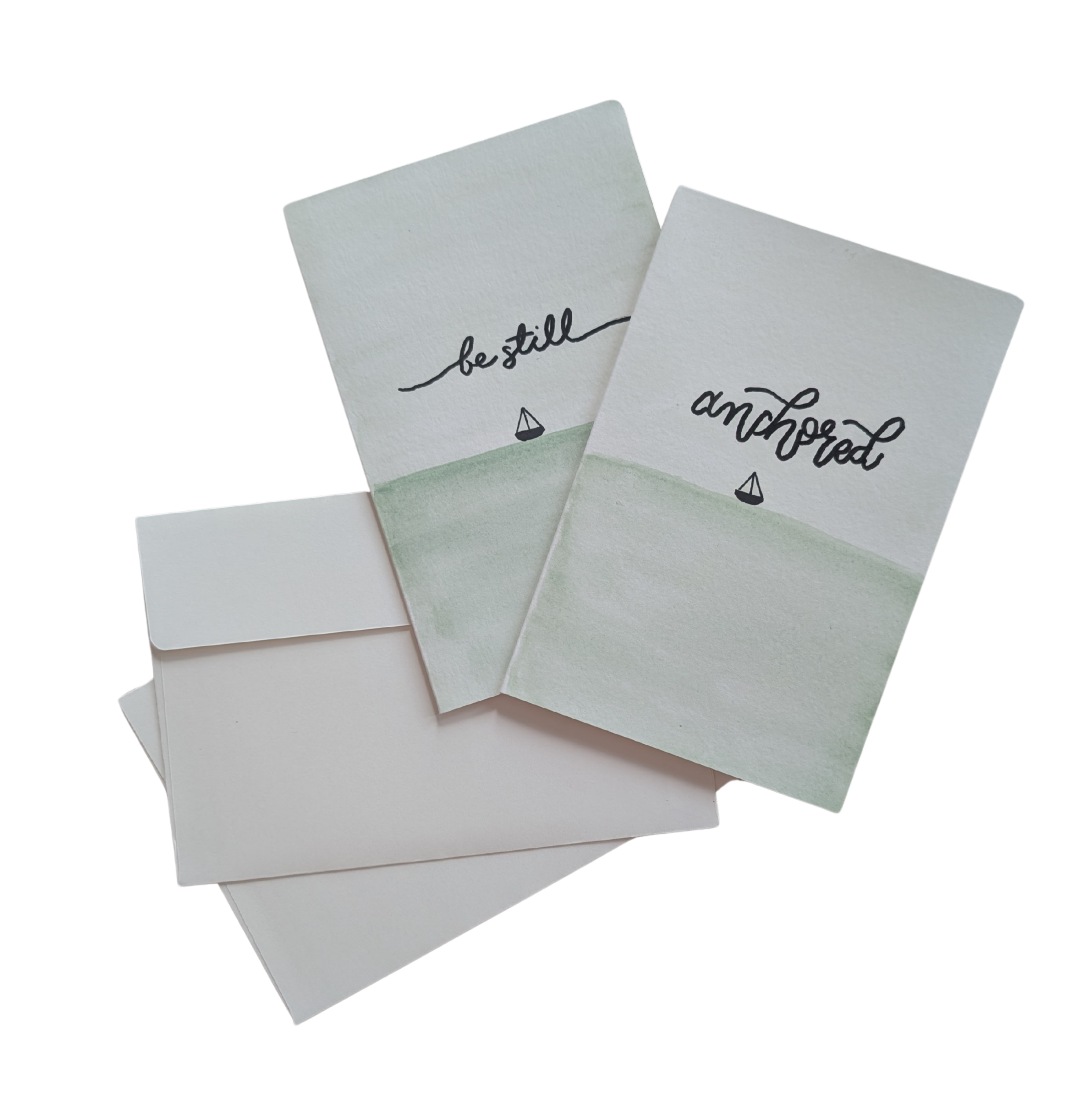 Anchored & Be Still | Greeting Card Set 2