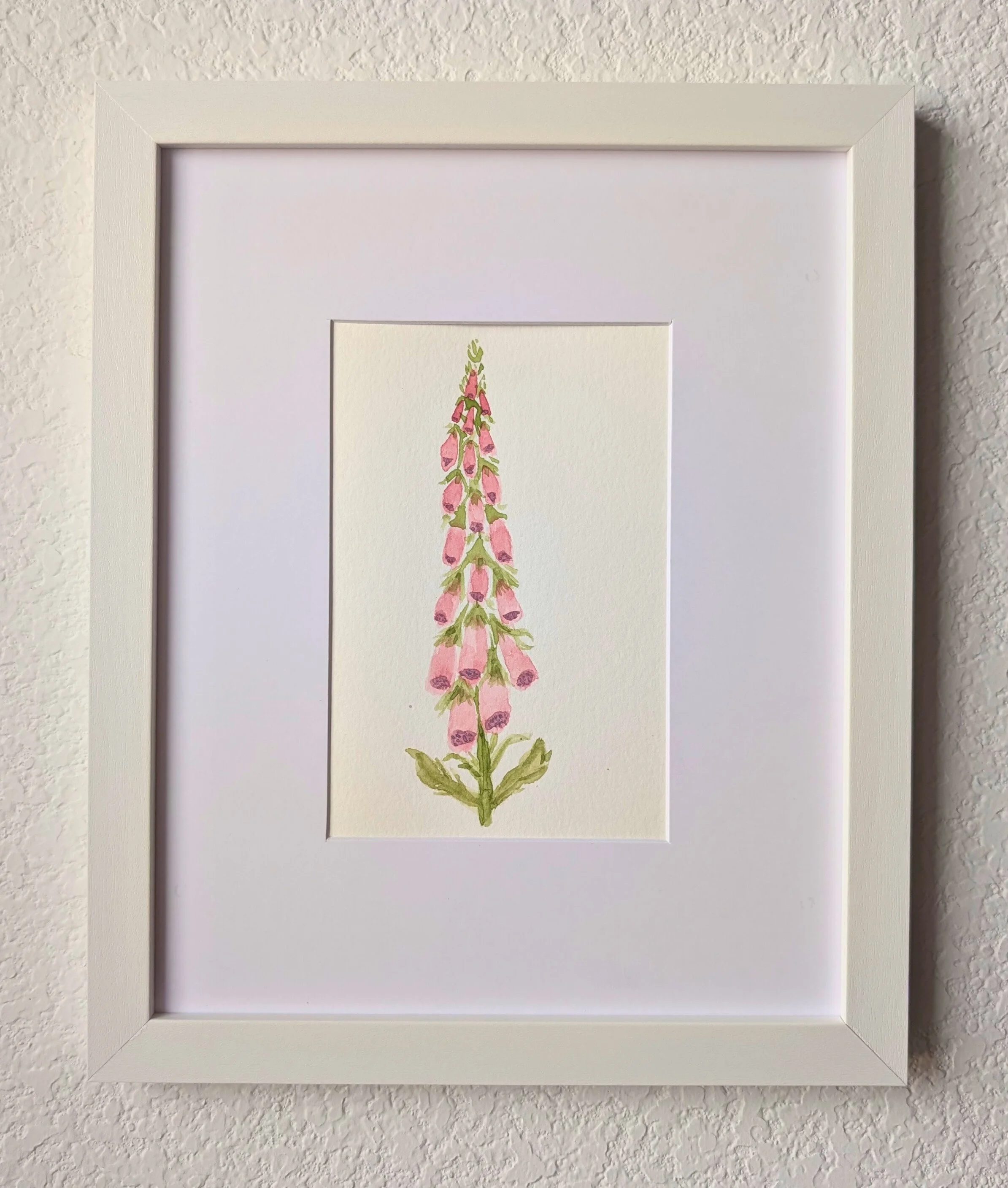 Foxglove No.1 Original Watercolor Painting | 4x6