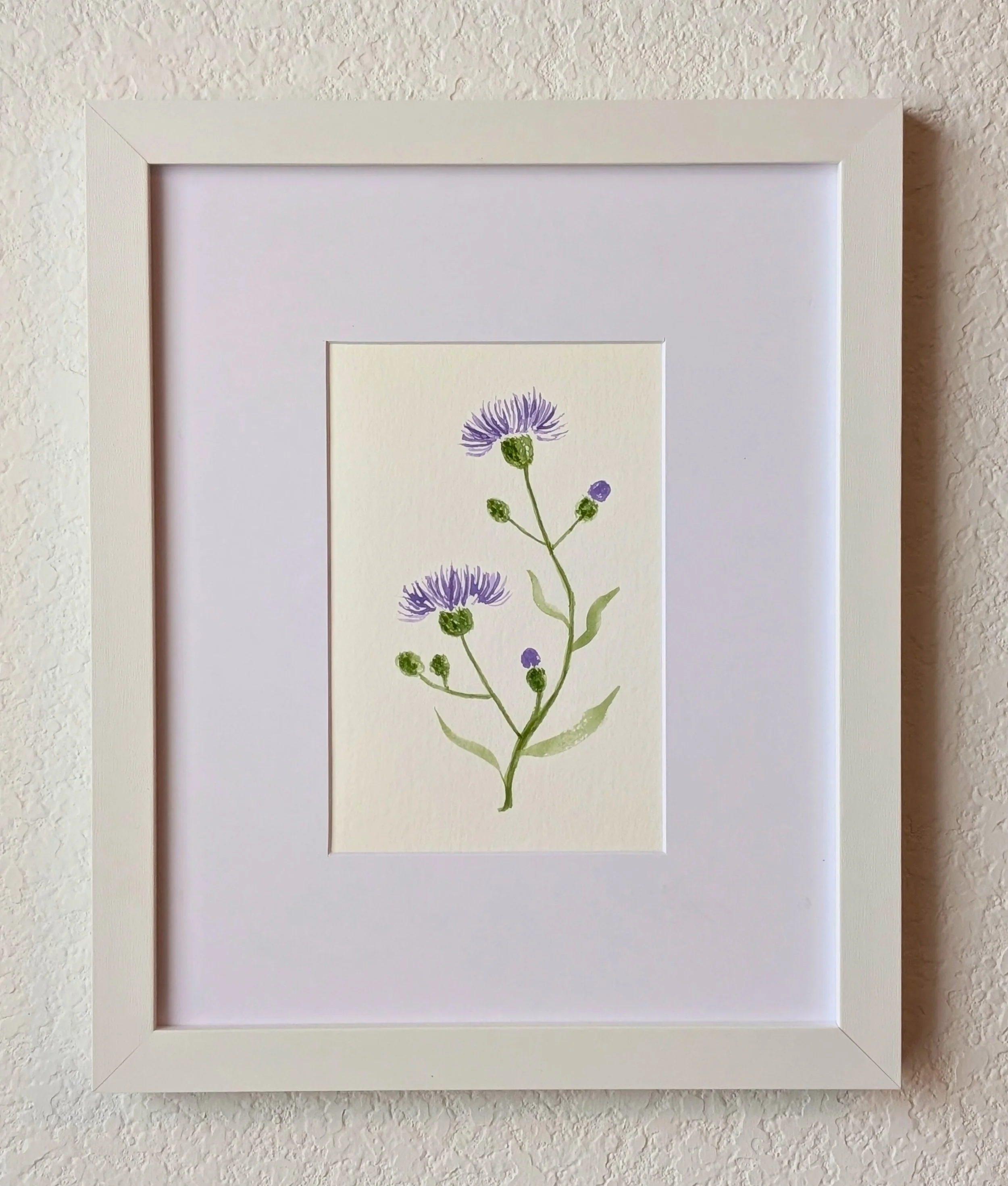 Cornflower No.2 Original Watercolor Painting | 4x6