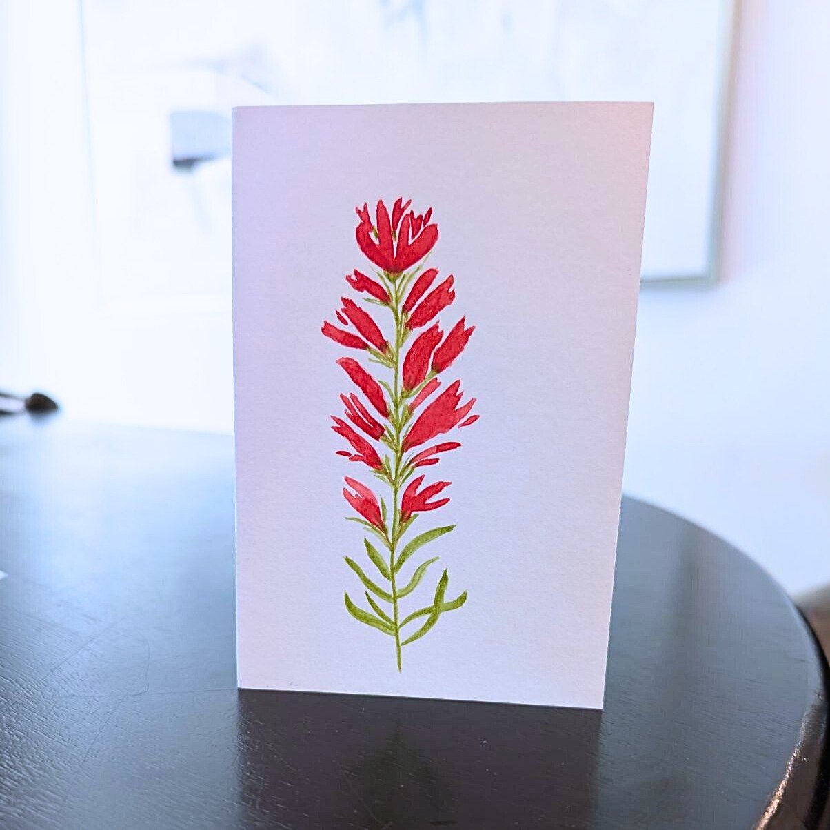 Indian Paintbrush No.1 Original Watercolor Painting | 4x6