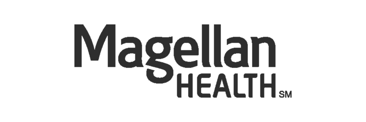 Magellan Health logo in black and white.