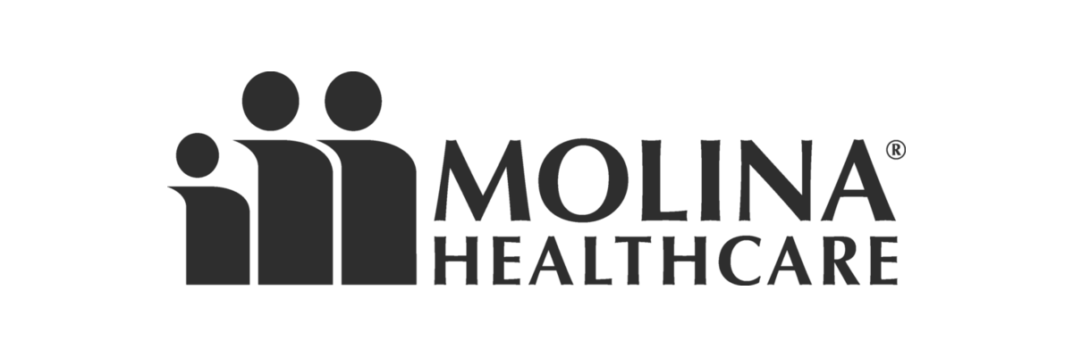Logo for Molina Healthcare featuring stylized figures of a family and the text 'Molina Healthcare'.