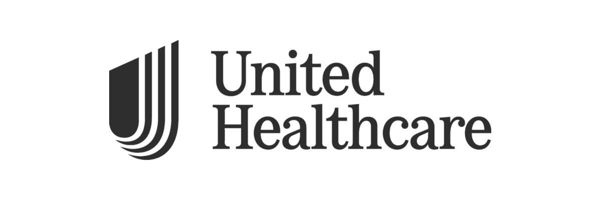 United Healthcare logo in black and white.
