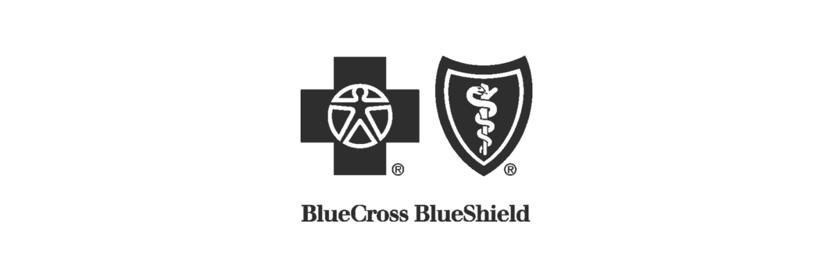 BlueCross and BlueShield logos side by side with text 'BlueCross BlueShield' underneath.