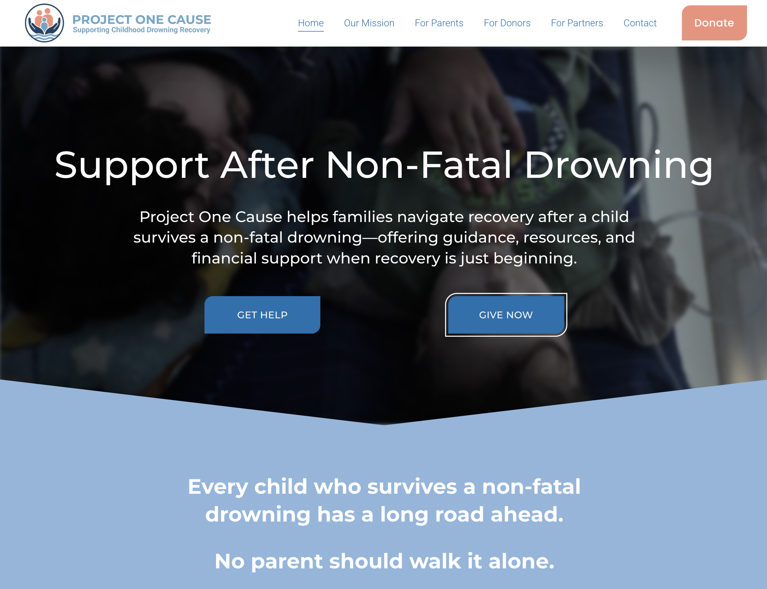Creative direction and photography for Project One Cause website and campaign by Jhovany Quiroz Studio
