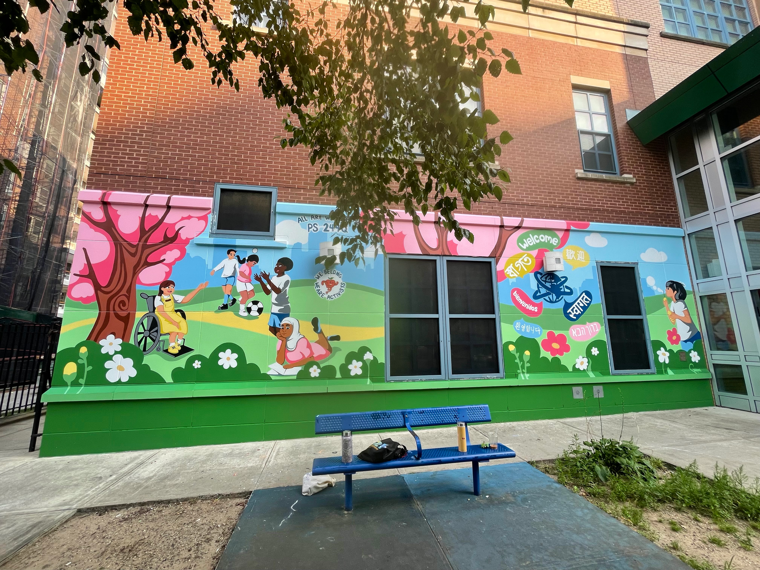 PS 244Q Mural (2023)