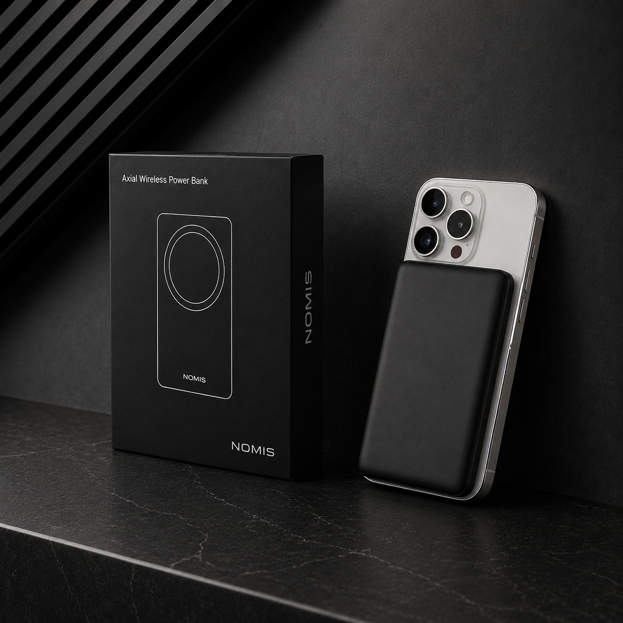 Nomis Axial Wireless Power Bank