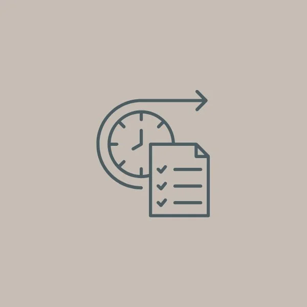 Checklist and timeline for property clearout.