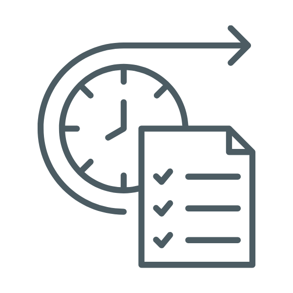 Checklist and timeline for property clearout.
