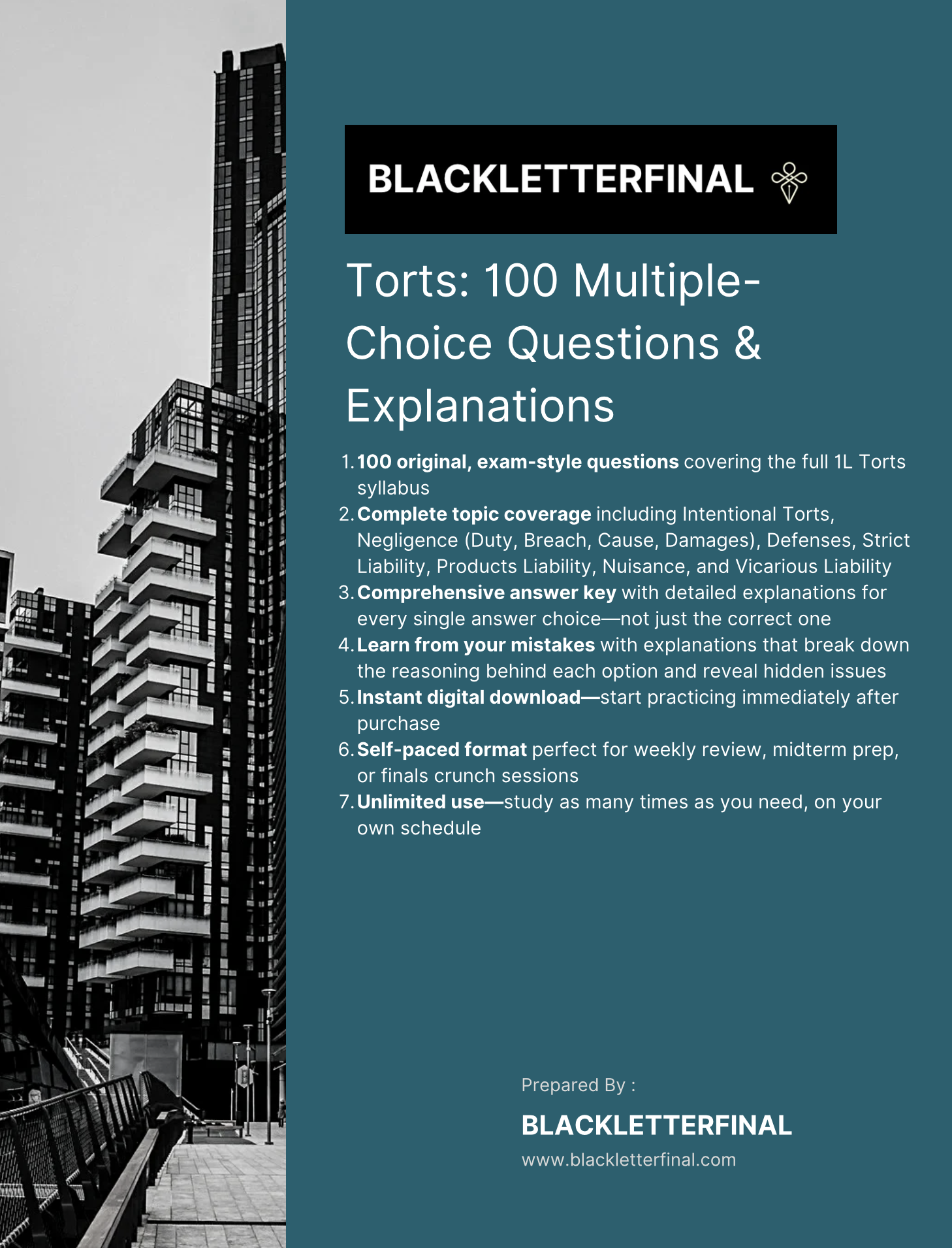 Torts: 100 Multiple Choice Exam Questions