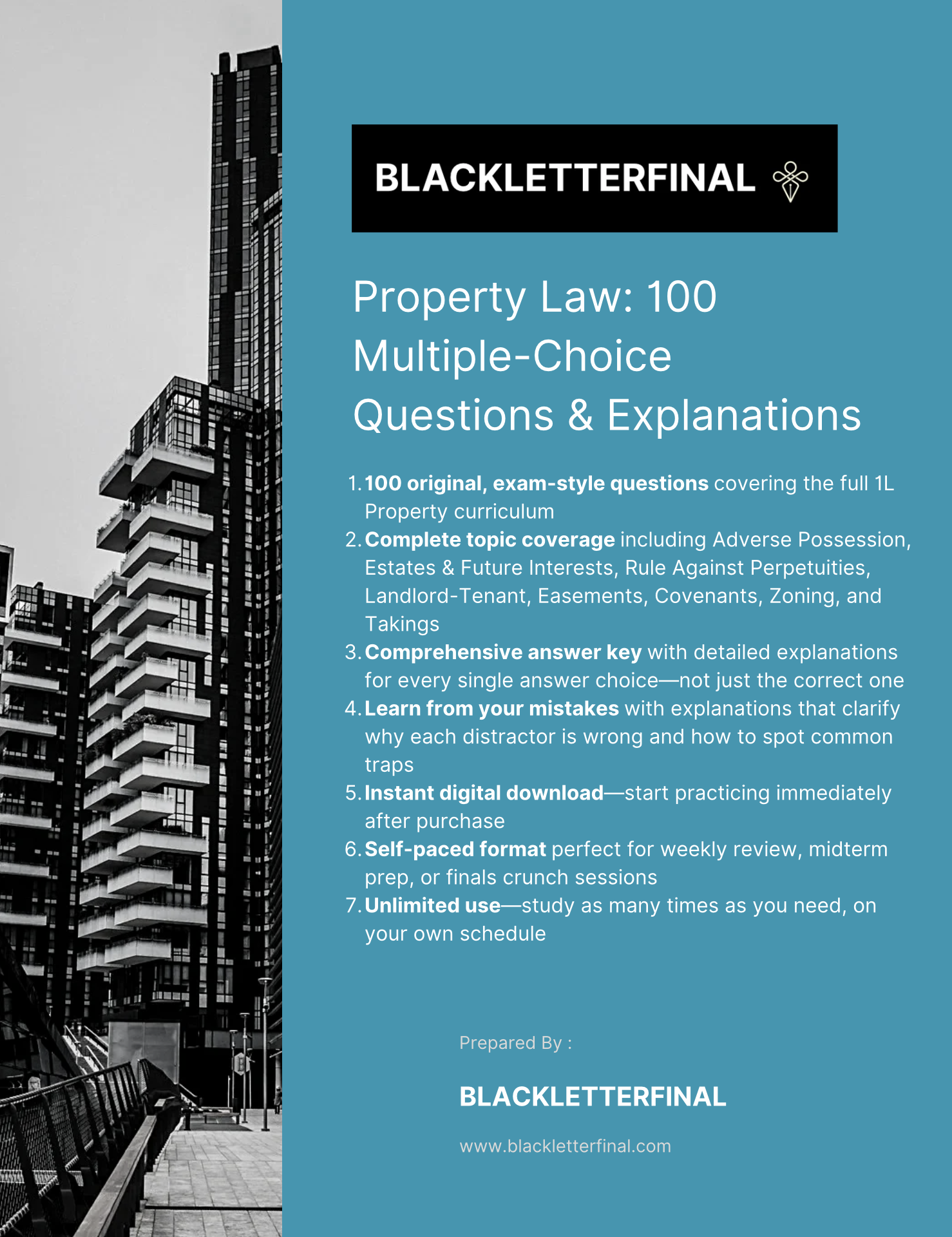 Property: 100 Multiple Choice Exam Questions