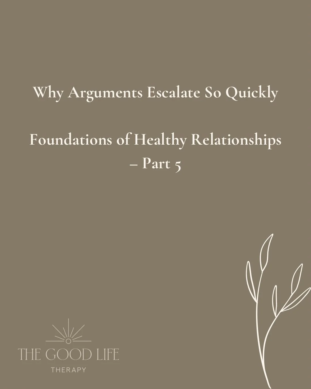 Many arguments escalate quickly not because partners don&rsquo;t care, but because the nervous system reacts before the logical part of the brain has time to respond

When we feel criticised, rejected, or misunderstood, the body can move into a stres