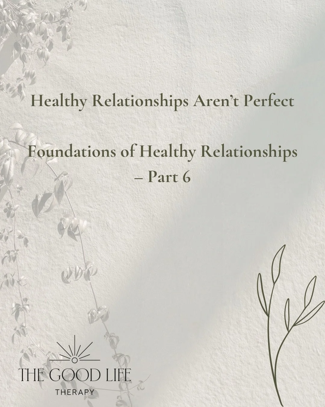 Many people assume that healthy relationships should feel easy all the time

But the reality is that every relationship experiences moments of frustration, misunderstanding, and disconnection. These moments are a normal part of being close to another
