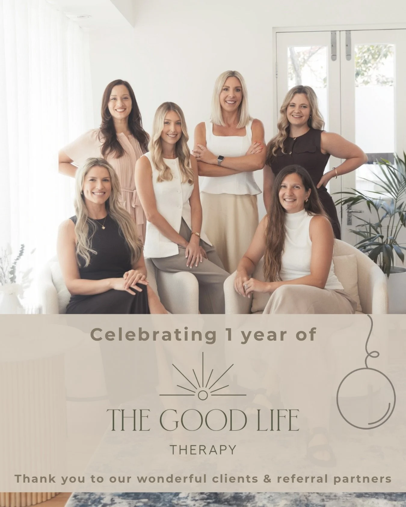 This milestone is a beautiful opportunity to pause and reflect on the trust, support, and connection that have shaped our first year

To our clients, referral partners, and wider community, thank you for being part of this journey. It has been a priv