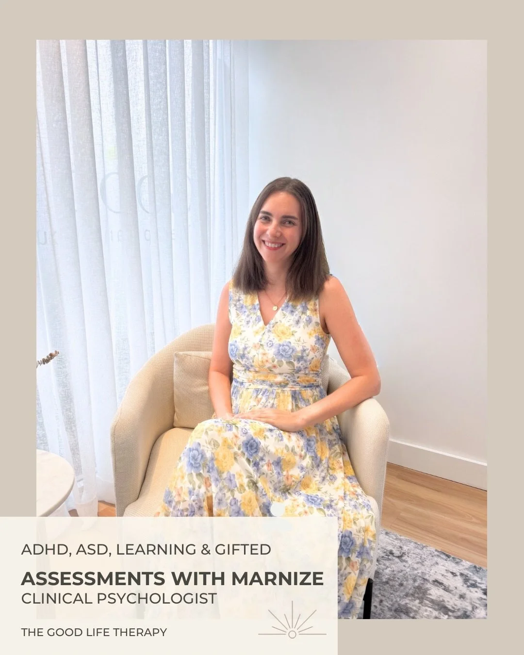 Assessment services are now available at The Good Life Therapy

Whether you&rsquo;re seeking a better understanding of attention difficulties, learning challenges, autism, giftedness, or other developmental concerns, assessments can provide valuable 
