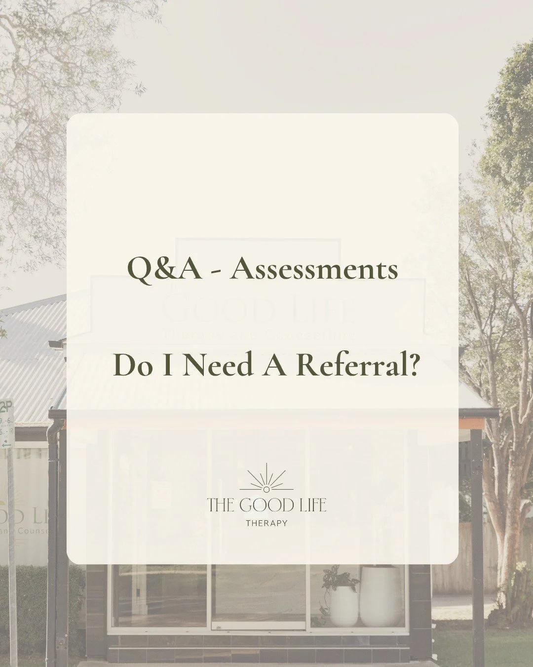 "Do I need a referral?"

This is one of the most common questions we receive

In many cases, a referral is not required to enquire about or book an assessment

Some individuals and families may choose to discuss their concerns with a GP, pa