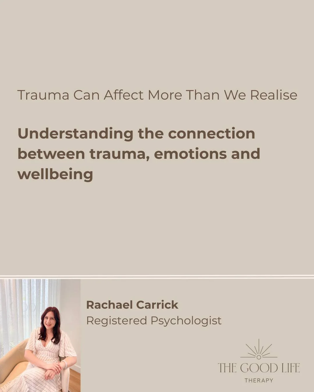 For some people, experiences of trauma or significant emotional distress may affect many areas of life, including emotional regulation, relationships, self-esteem and, in some cases, their relationship with food

Every person's experience is differen